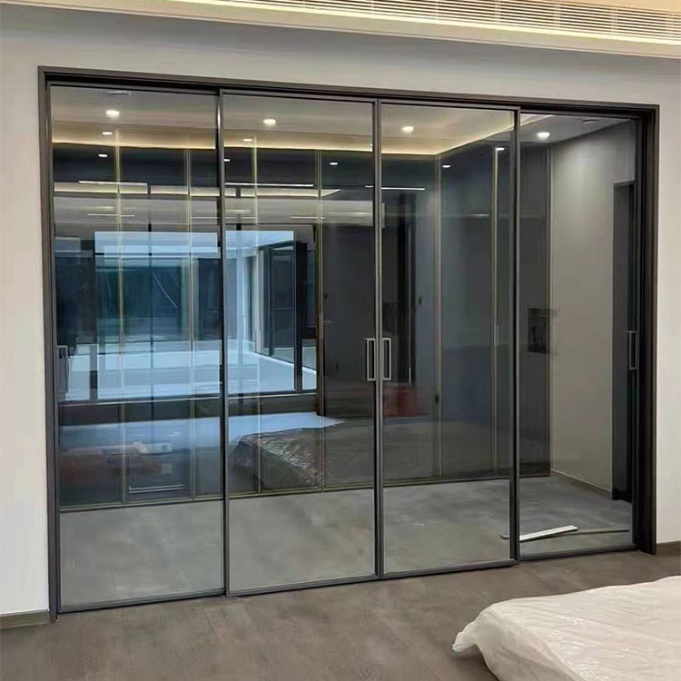 Aluminum Interior Living Room Double Glass Aluminum Sliding Door Patio ...