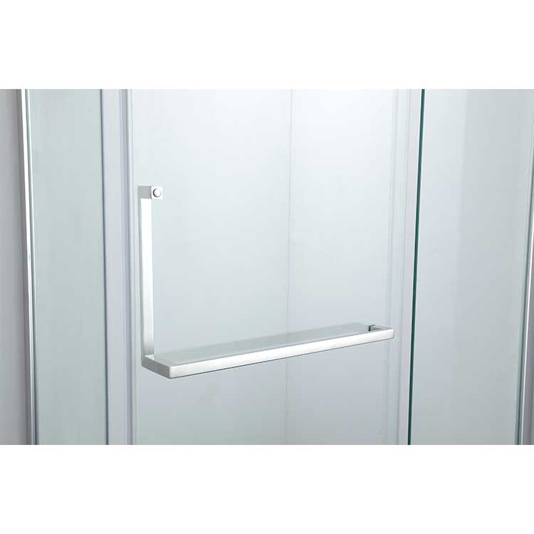 Shower Glass Door Handle Hardware Modern Black Hotel House Home Villa Sliding Frameless Shower Door Hinge Bathroom