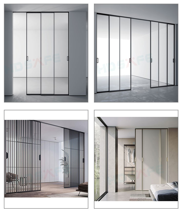 porta de vidro sem moldura interior, porta deslizante de vidro dobrável,  preço da porta de vidro de alumínio