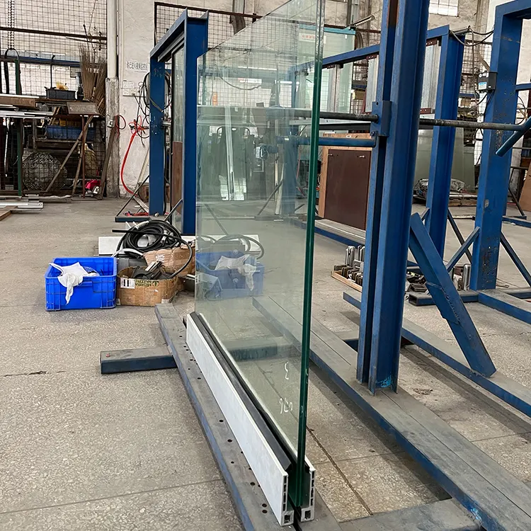 HDSAFE Tempered Frameless Glass Balcony Aluminum Railing Clamps Price Balustrade U Channel Railing