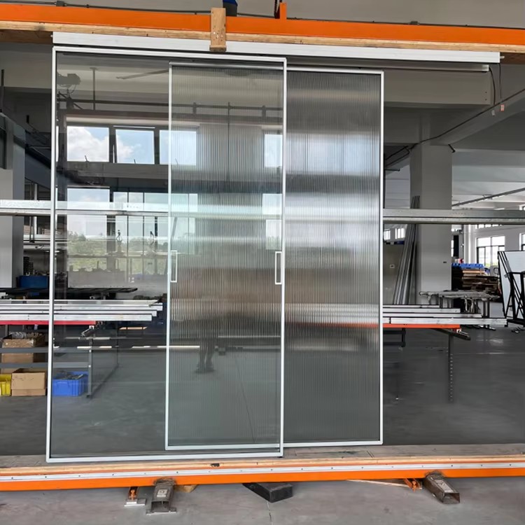 HDSAFE Conference Room Office Privacy Switchable Smart Glass Door App Sensor Automatic Sliding Door Glass Auto Door Modern